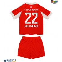 Otroški Nogometni dresi Bayern Munich Raphael Guerreiro #22 Domači 2025-26 Kratek Rokav (+ Kratke hlače)